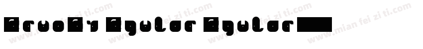 CervoW01 Regular Regular字体转换